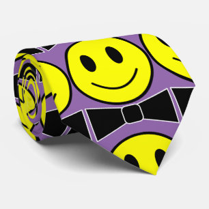 Happy Face Bow Tie Necktie