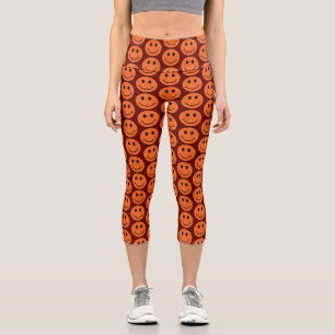 Happy Face Capri Leggings