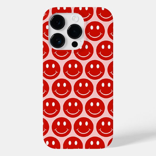 Happy Face Case-Mate iPhone Case (Back)