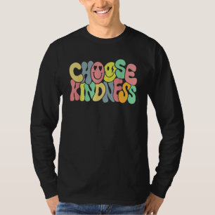 Happy Face Choose Kindness Men Women Positivity  T-Shirt