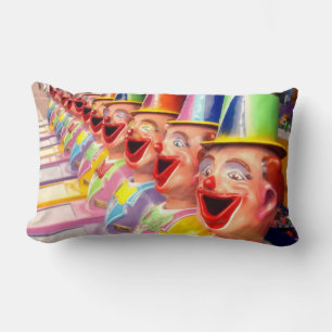 Happy Face Clowns, Lumbar Cushion. Cushion