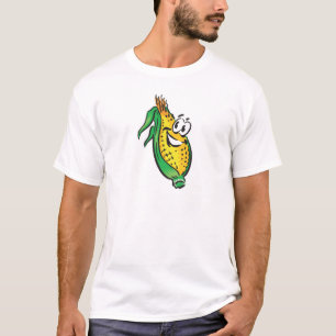 happy face corn on the cob T-Shirt