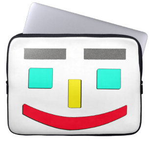 "Happy Face" Cute Design. Buy Now Laptop Sleeve