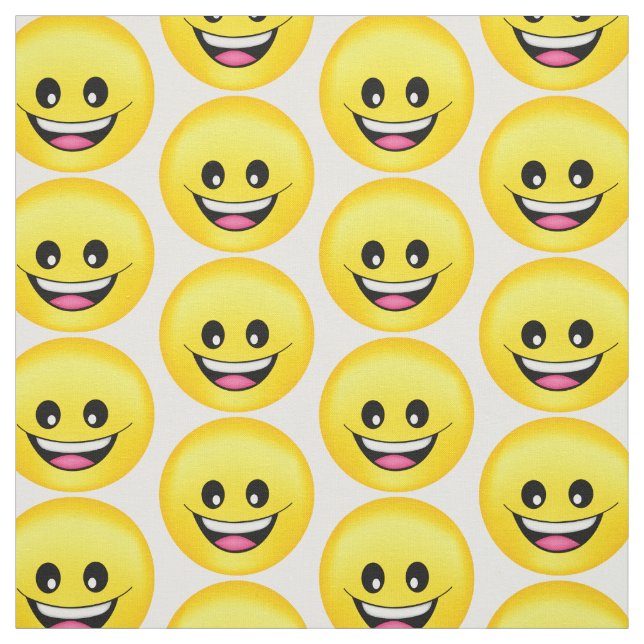 Happy Face Fabric (Swatch)