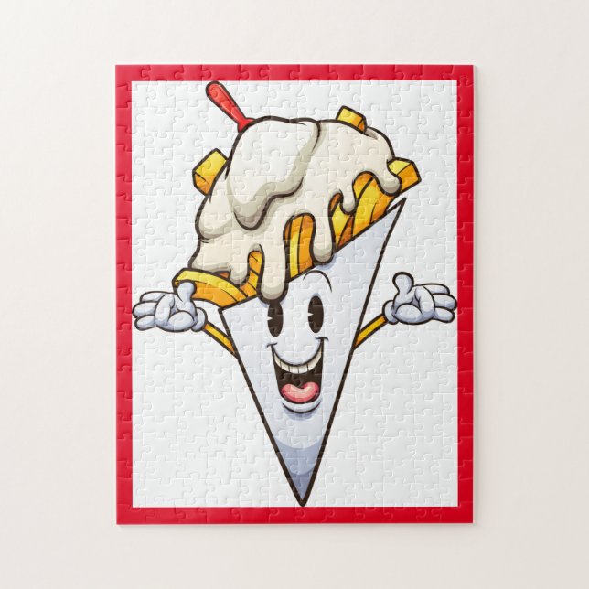 Happy Face Fries Jigsaw Puzzle (Vertical)