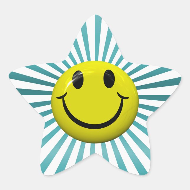 Happy Face Fun Star Stickers (Front)