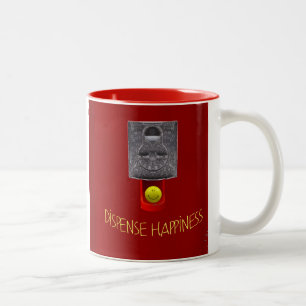 happy face gumball machine mug