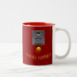 happy face gumball machine mug