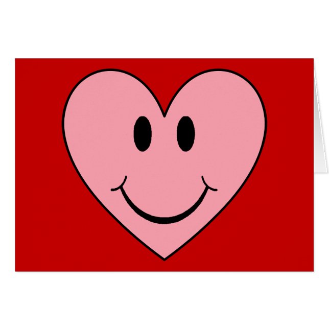 Happy Face Heart (Front Horizontal)