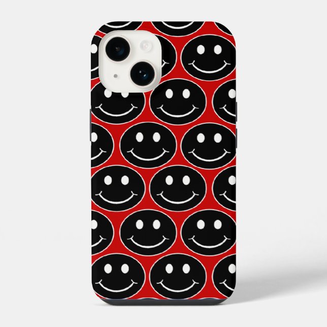 Happy Face iPhone Case (Back)