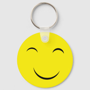 Happy Face Key Ring