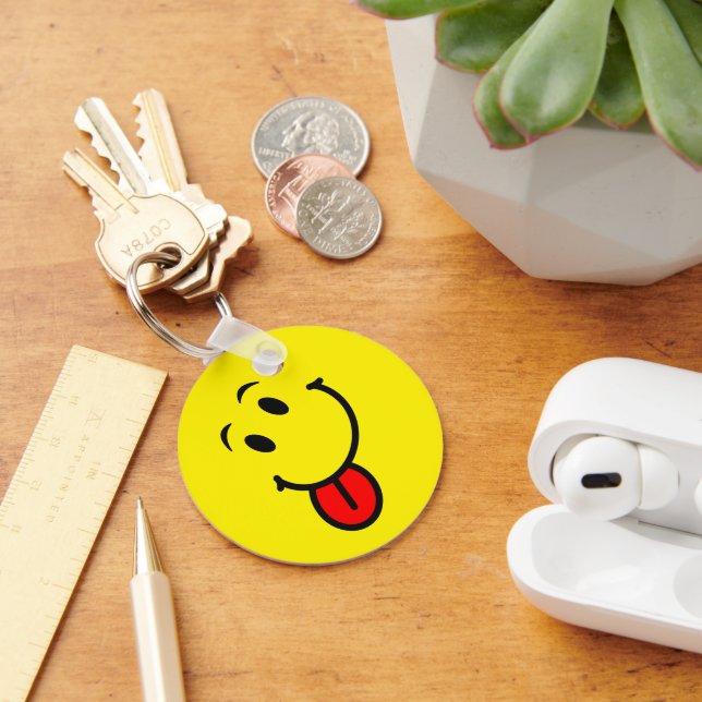 Happy Face Key Ring (Desk)