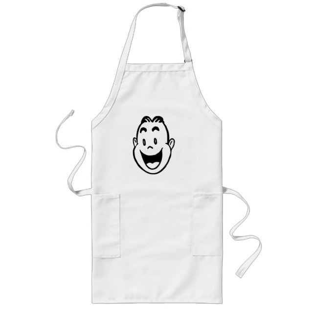 HAPPY FACE LONG APRON (Front)