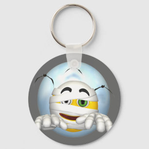 Happy Face Mummy Keychain