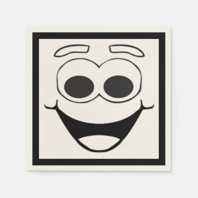 HAPPY FACE NAPKIN (Front)