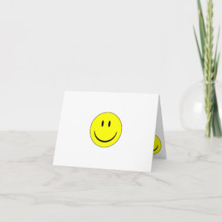 Happy Face Note Card