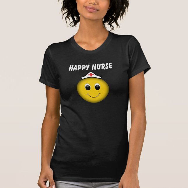 Happy Face Nurse T-Shirt (Front)