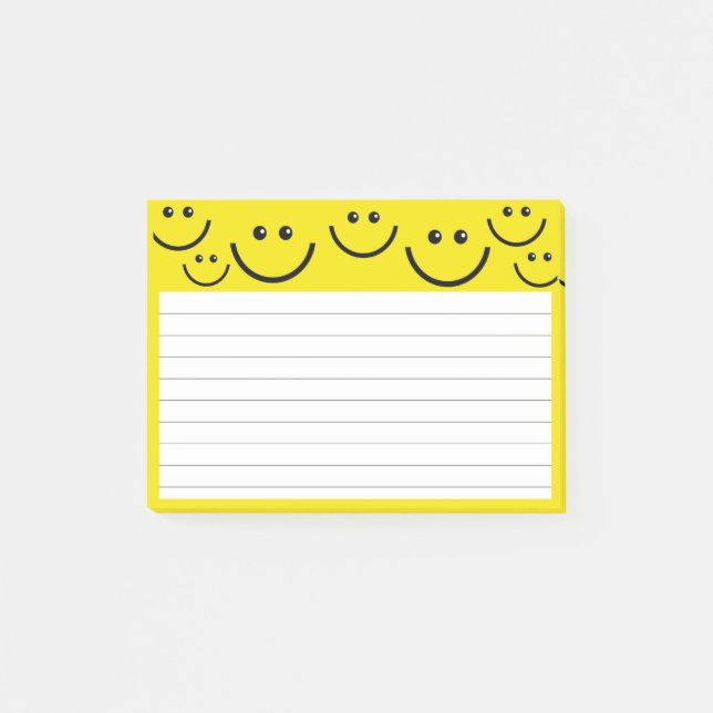 Happy Face Post-it Notes (Front)