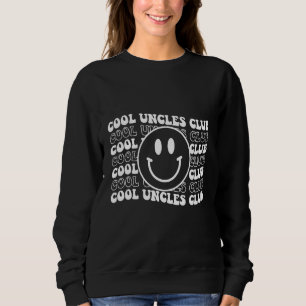Happy Face Retro Cool Uncles Club Couple Matching Sweatshirt