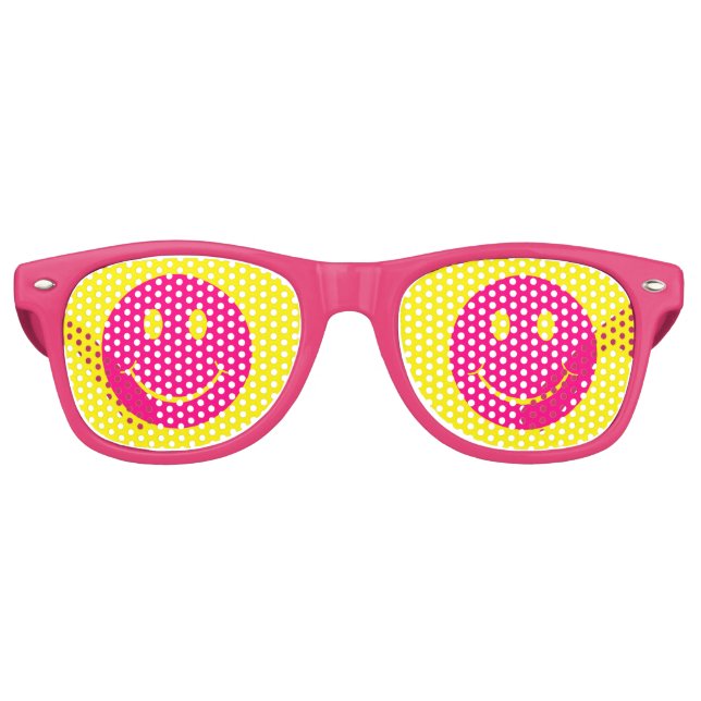 Happy Face Retro Sunglasses (Front)