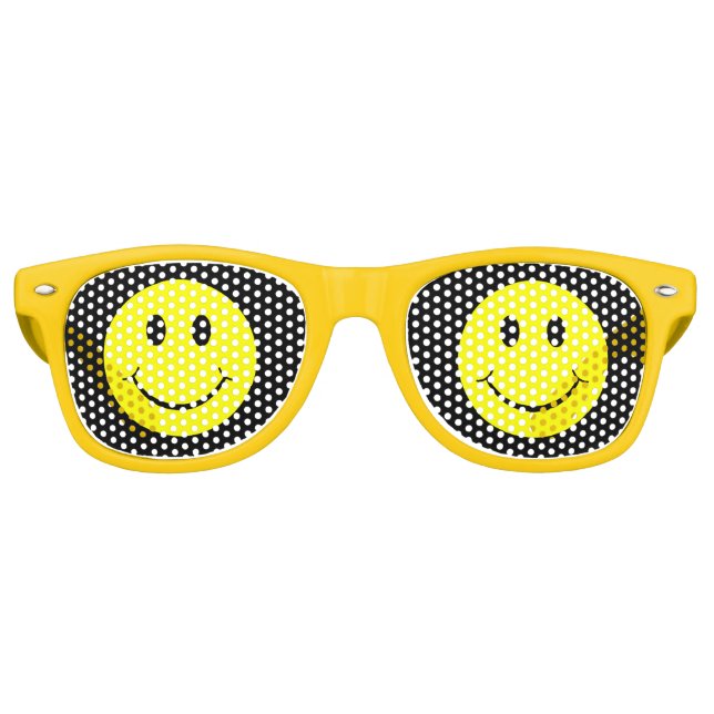 Happy Face Retro Sunglasses (Front)