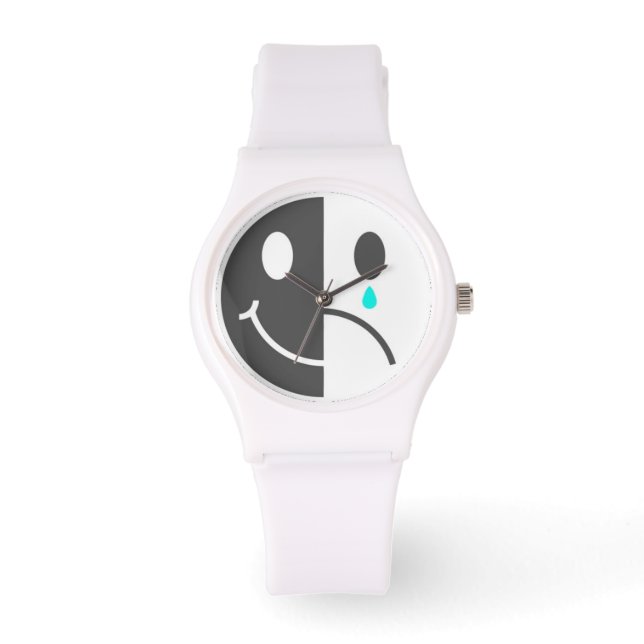 Happy Face Sad Face Watch (Front)