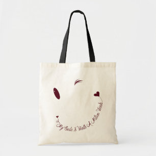 Happy Face Smile Tote Bag