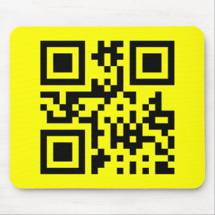 ☺ Happy Face Smiling Emoji -- QR Code Mouse Pad