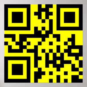 ☺ Happy Face Smiling Emoji -- QR Code Poster