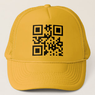 ☺ Happy Face Smiling Emoji -- QR Code Trucker Hat