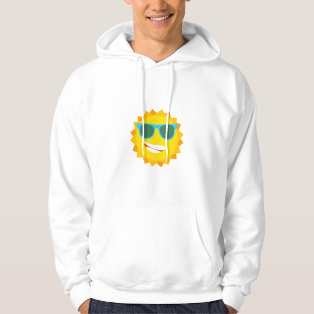Happy face, sun 🌞 hoodie ! (Front)