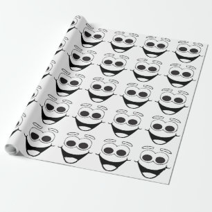 HAPPY FACE WRAPPING PAPER