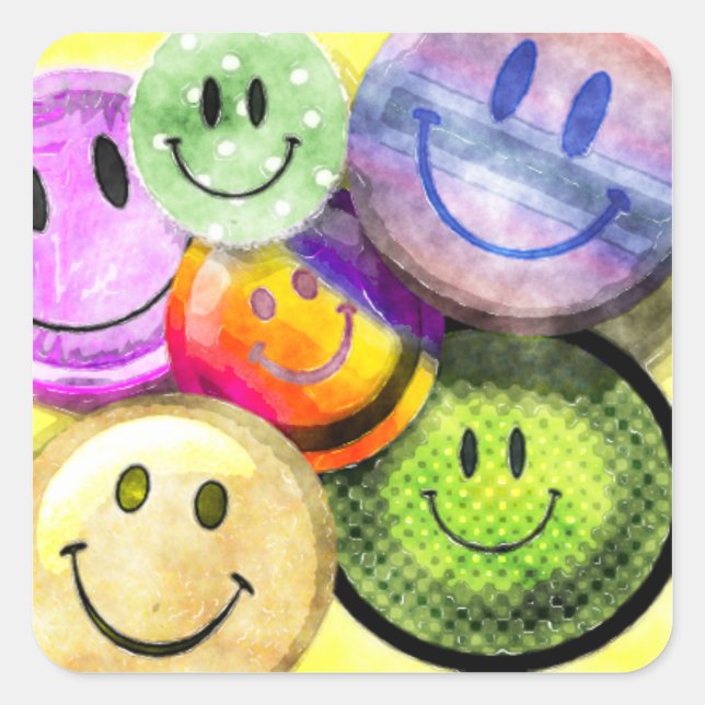 HAPPY FACES Stickers (Front)
