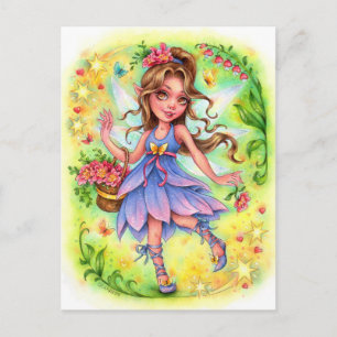 Happy Fairy Postcard