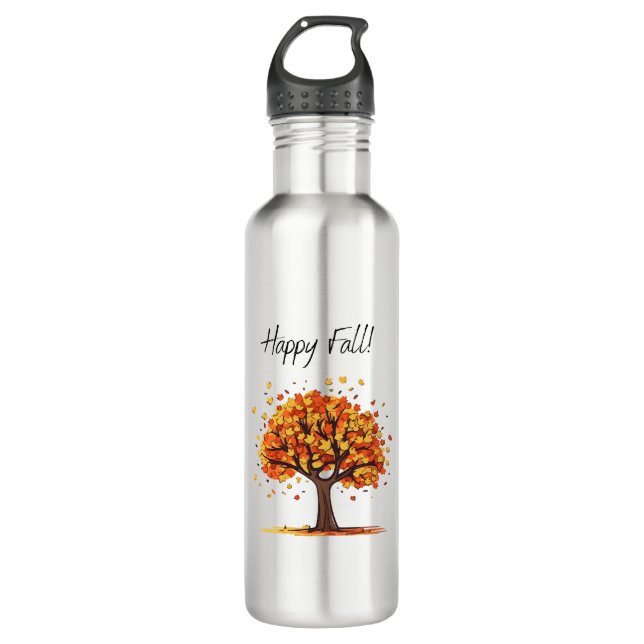 Happy Fall! 710 Ml Water Bottle (Front)
