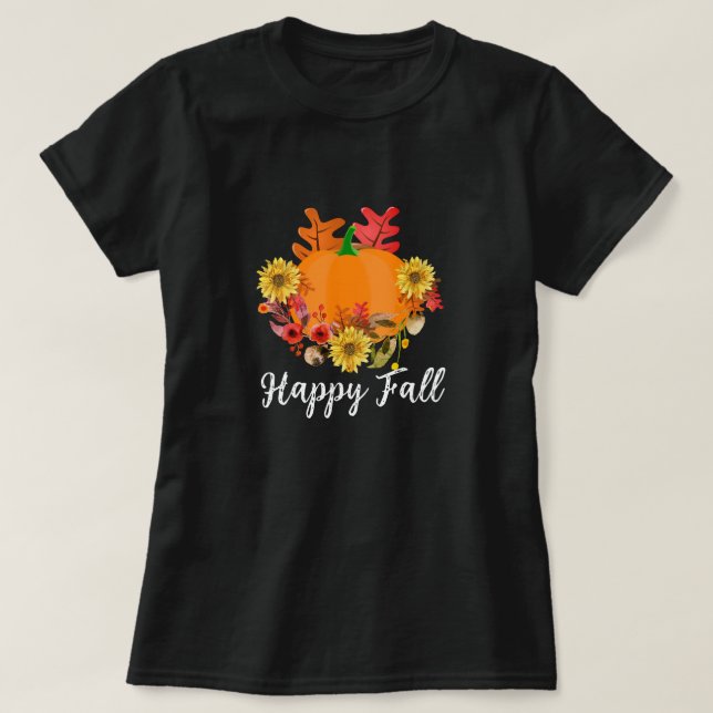 Happy Fall Autumn Season Unisex  T-Shirt (Design Front)