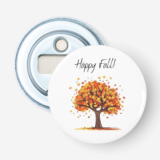 Happy Fall! Bottle Opener (Front)