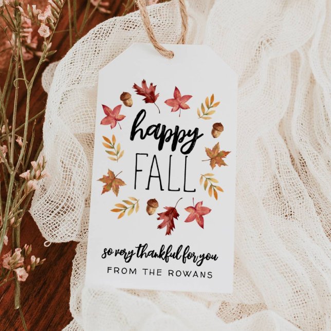 Happy Fall Gift Tag (Creator Uploaded)