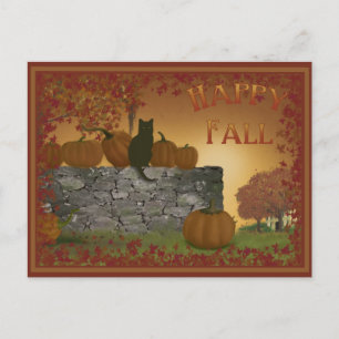 Happy Fall Postcard