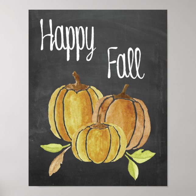 Happy Fall Poster (Front)