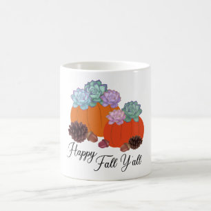 Happy fall pumpkins  coffee mug