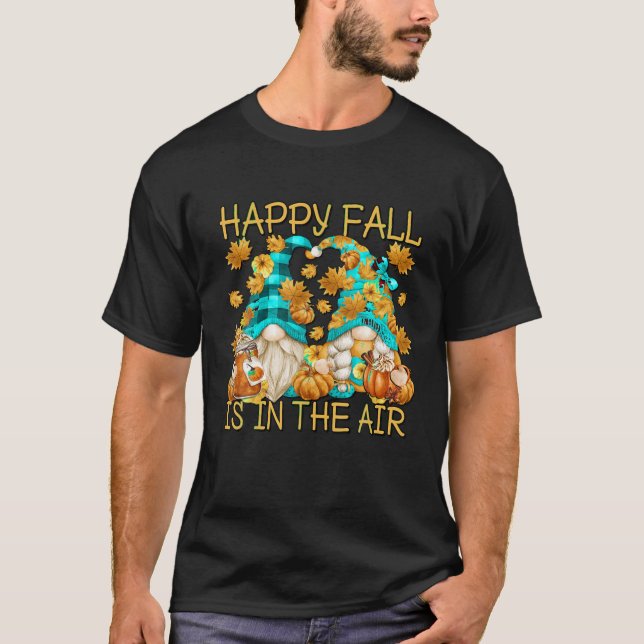 Happy Fall Saying For Women Pumpkin Spice Latte Co T-Shirt (Front)