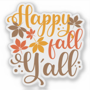 Happy Fall to Y'all