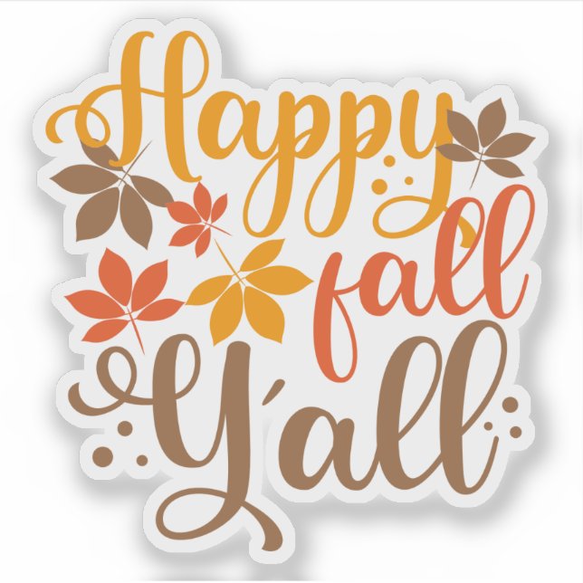 Happy Fall to Y'all (Front)