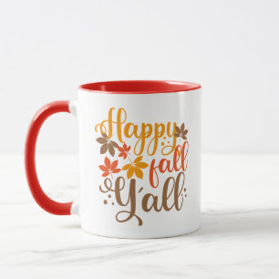 Happy Fall to Y'all Mug