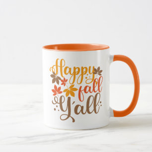 Happy Fall to Y'all Mug