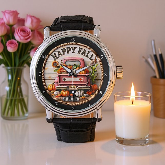 Happy Fall Truck Pumpkin  Watch (Creator Uploaded)