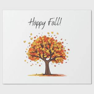Happy Fall! Wrapping Paper
