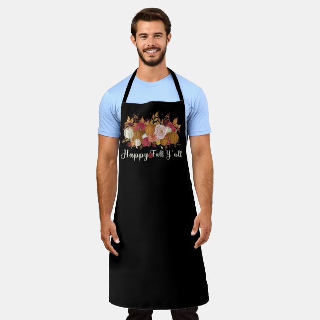 Happy Fall Y'all Apron (Worn)