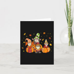 Happy Fall Yall  Buffalo Pumpkin Autumn Gnomes Fal Card
